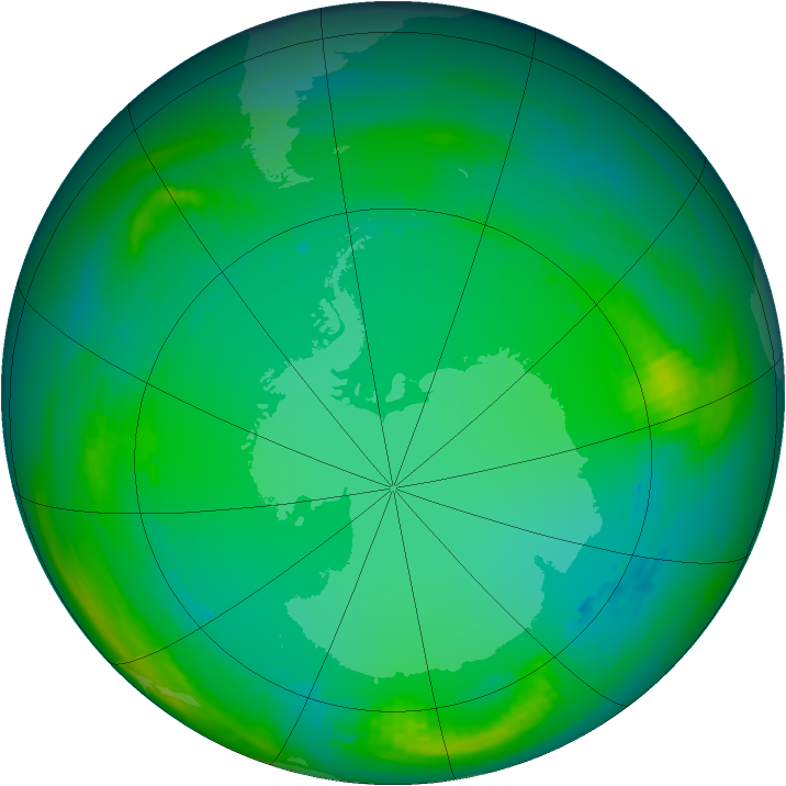 Ozone Map 1981-07-13